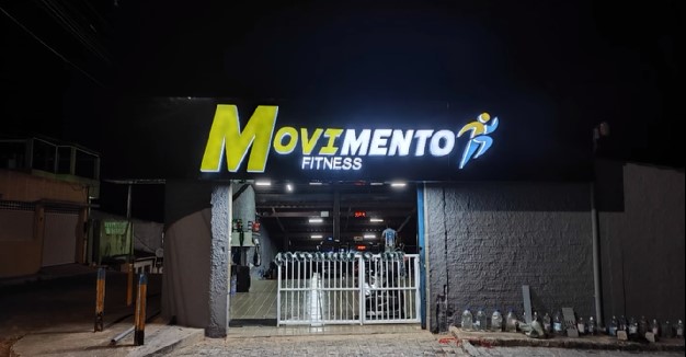 Placa em ACM com LED