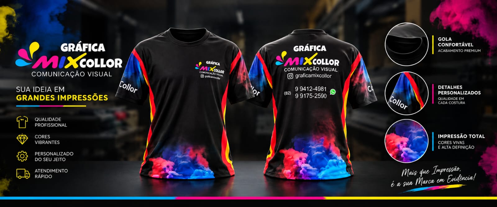 Camisas, Fardamentos e Estamparia