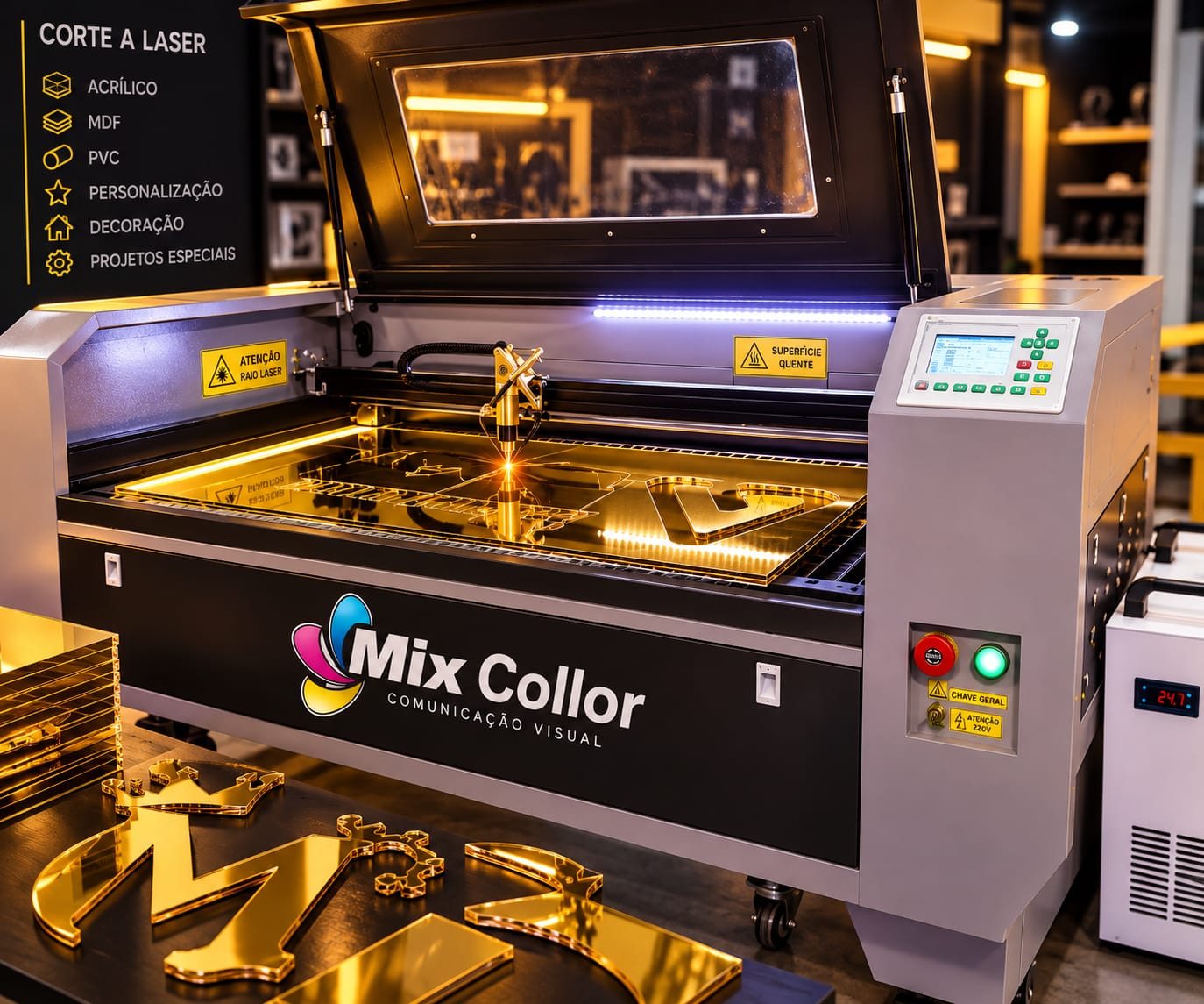 Corte e Gravação a Laser CO2